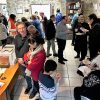 rassemblement à l'accorderie pour la galette des rois.